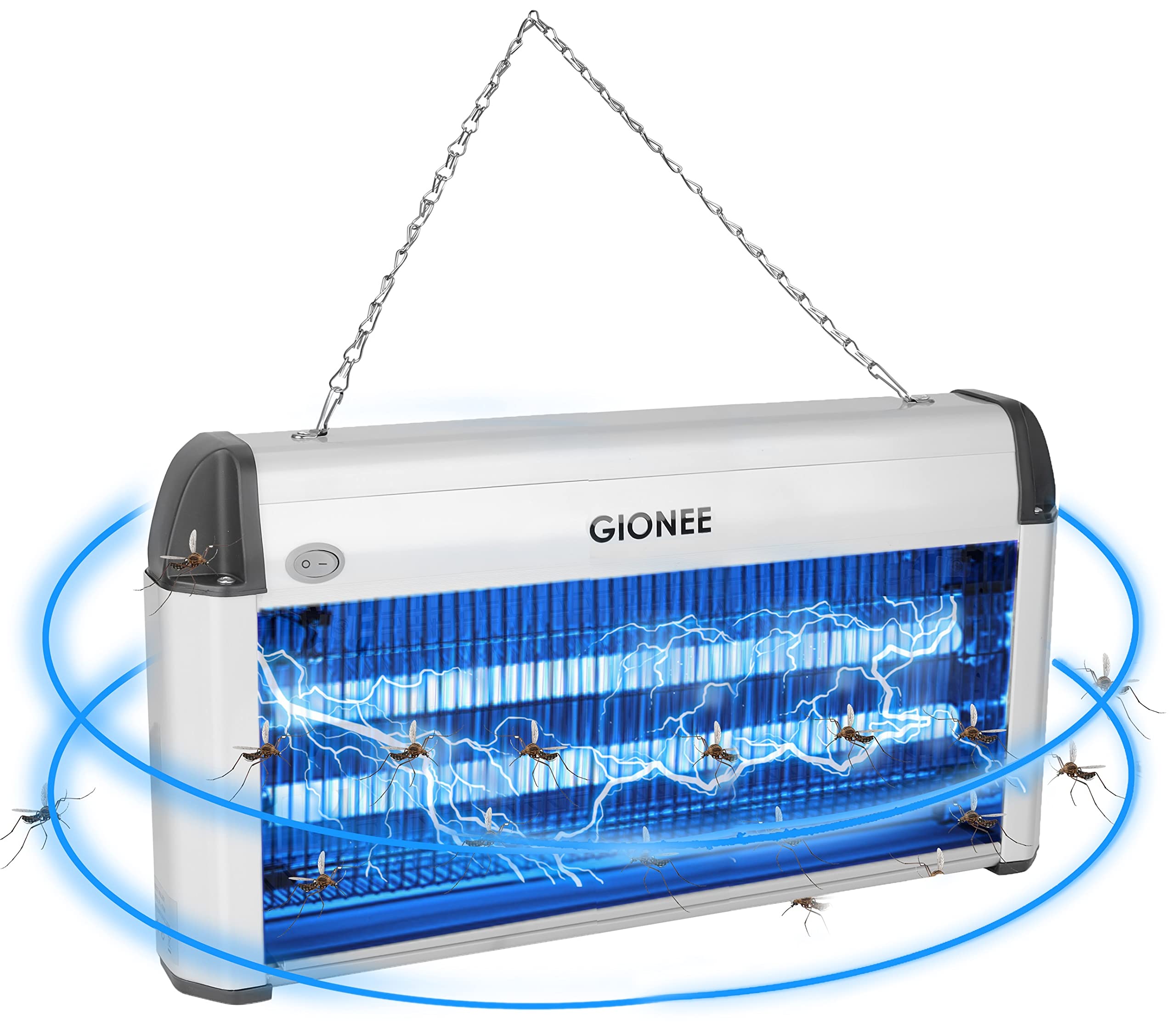 GIONEE 1.5 feet Standard 4000V High Current Electric Bug Zapper Fan | Machine for Fly & Insect Killer | UV Blue Light (NOT for Mosquitoes) (B0CV47H9XJ) Amazon Price History, Amazon Price Tracker