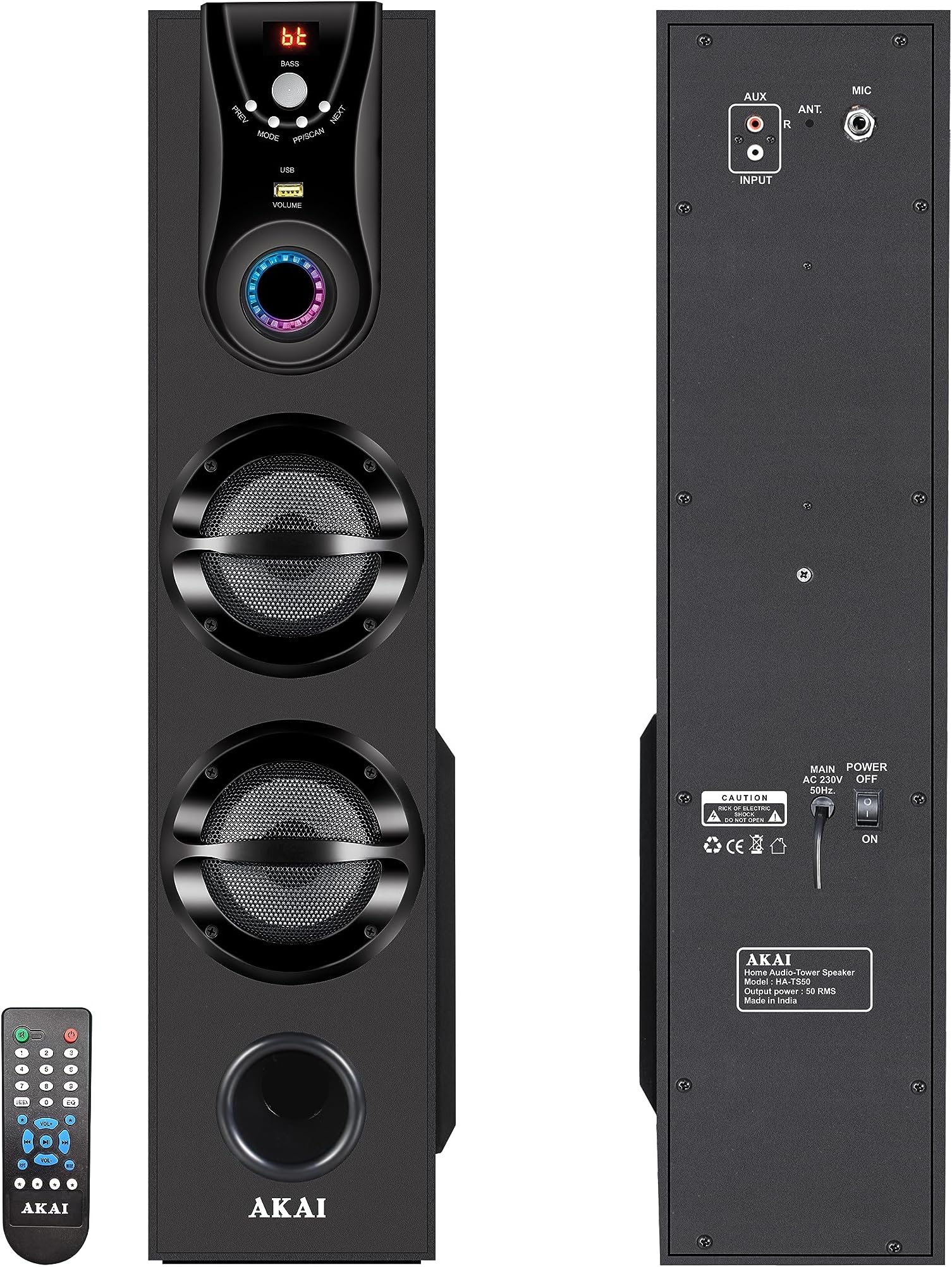 F&D T60X 220 W Bluetooth Tower Speaker (Black, 2.0 Channel) Price Buy