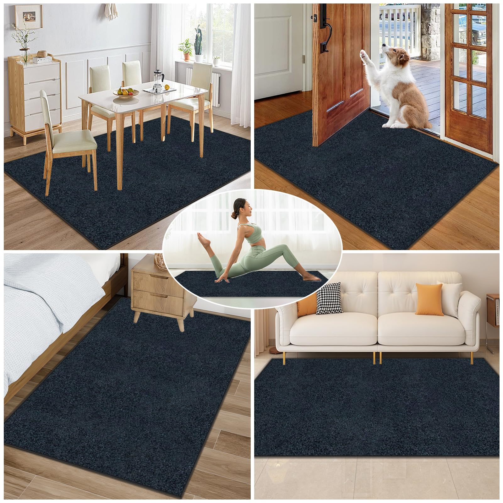 Protector Suelo Silla Ruedas Antideslizante 110 x 150 cm