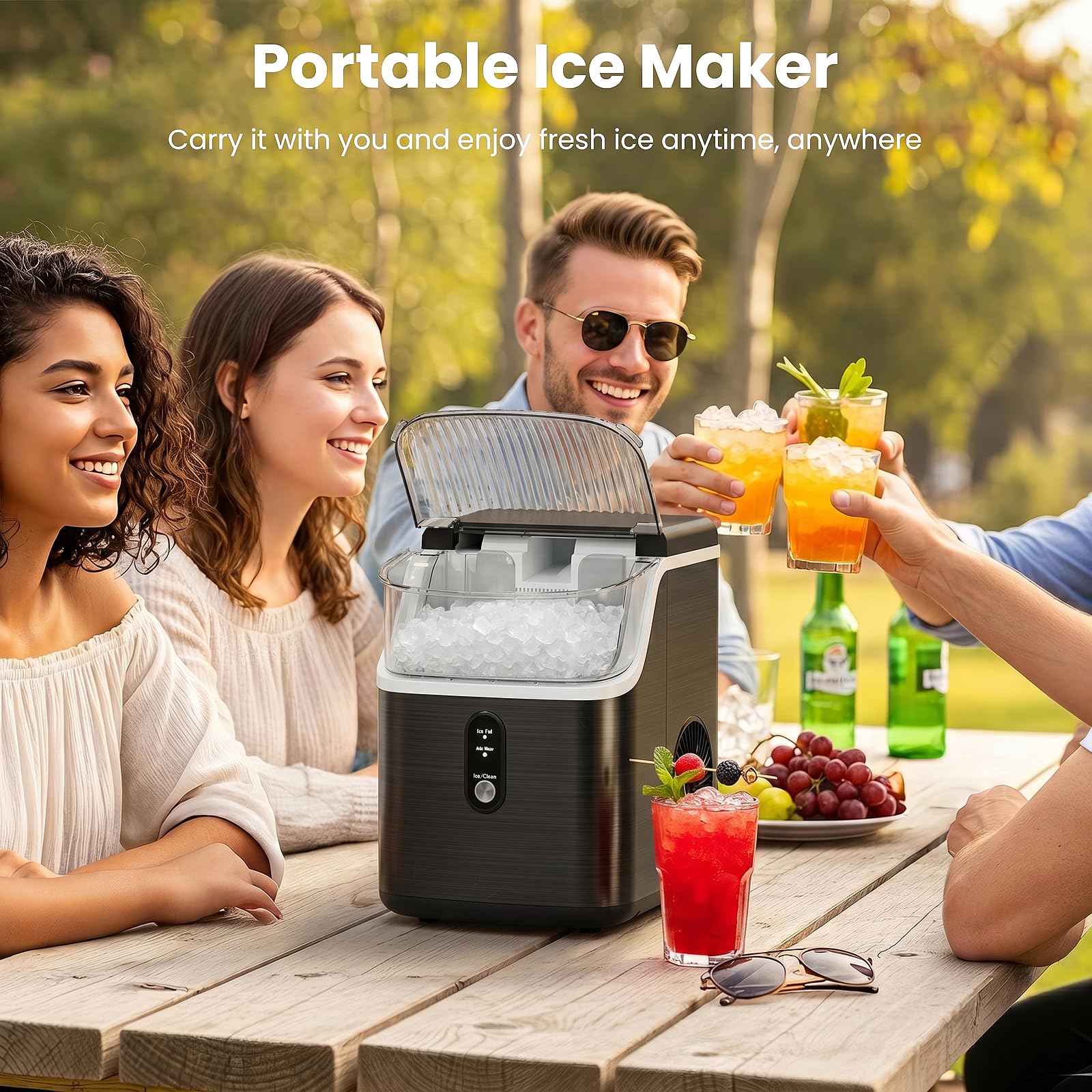 Amazon.com: Antarctic Star Nugget Ice Makers Countertop with Self