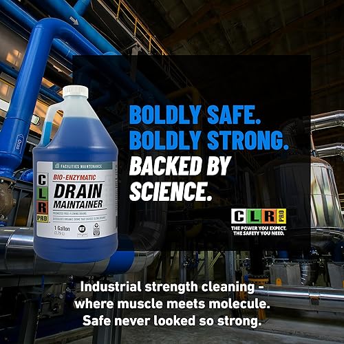 Miniatura 8 de CLR PRO - Mantenedor de drenaje comercial y tratamiento de trampa de grasa, mantenimiento preventivo, fórmula de enzima biológica, reduce el olor