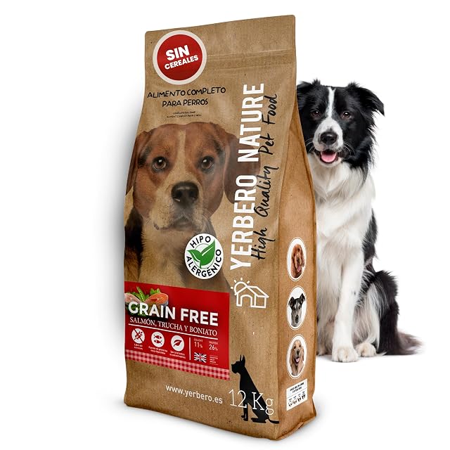 Yerbero Nature Grain Free Salmon Trucha y Boniato, Sin Cereales