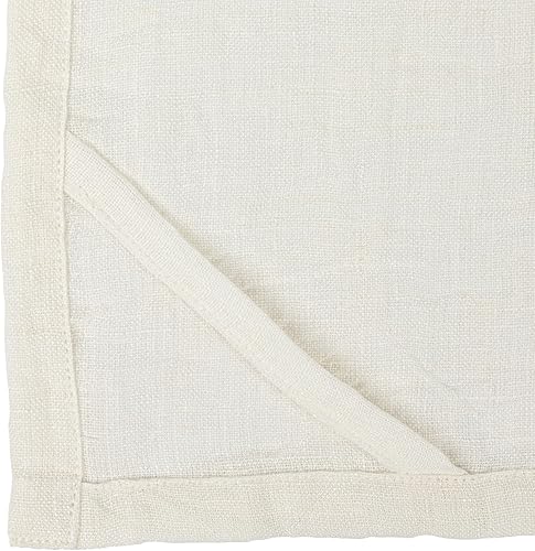 Miniatura 2 de Creative Co-Op Lino lavado a la piedra decorativo comedor y cocina, toalla de té marfil