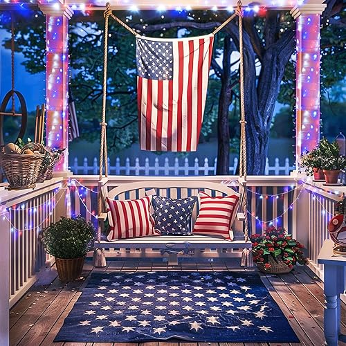 Miniatura 183 de JMEXSUSS Guirnalda de luces LED de 168 pies, 600 luces LED para el día de San Valentín, luces rojas de Navidad con alambre transparente, 8 modos