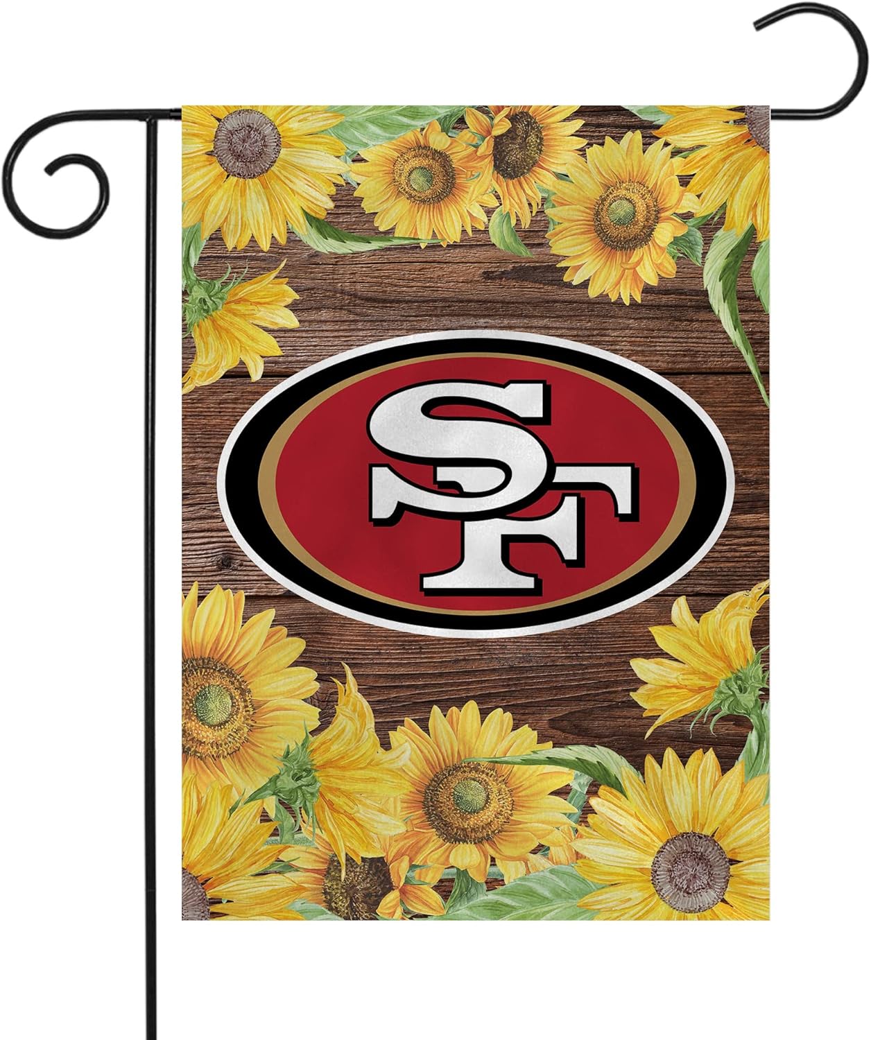 Rico Industries NFL Football Sunflower Spring 13" x 18" Double Sided Garden Flag