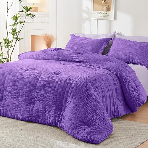 Miniatura 130 de HYMOKEGE - Juego de edredón tamaño king, color negro y rojo, de sirsaca, de 7 piezas, para todas las estaciones, en una bolsa, para dormitorio