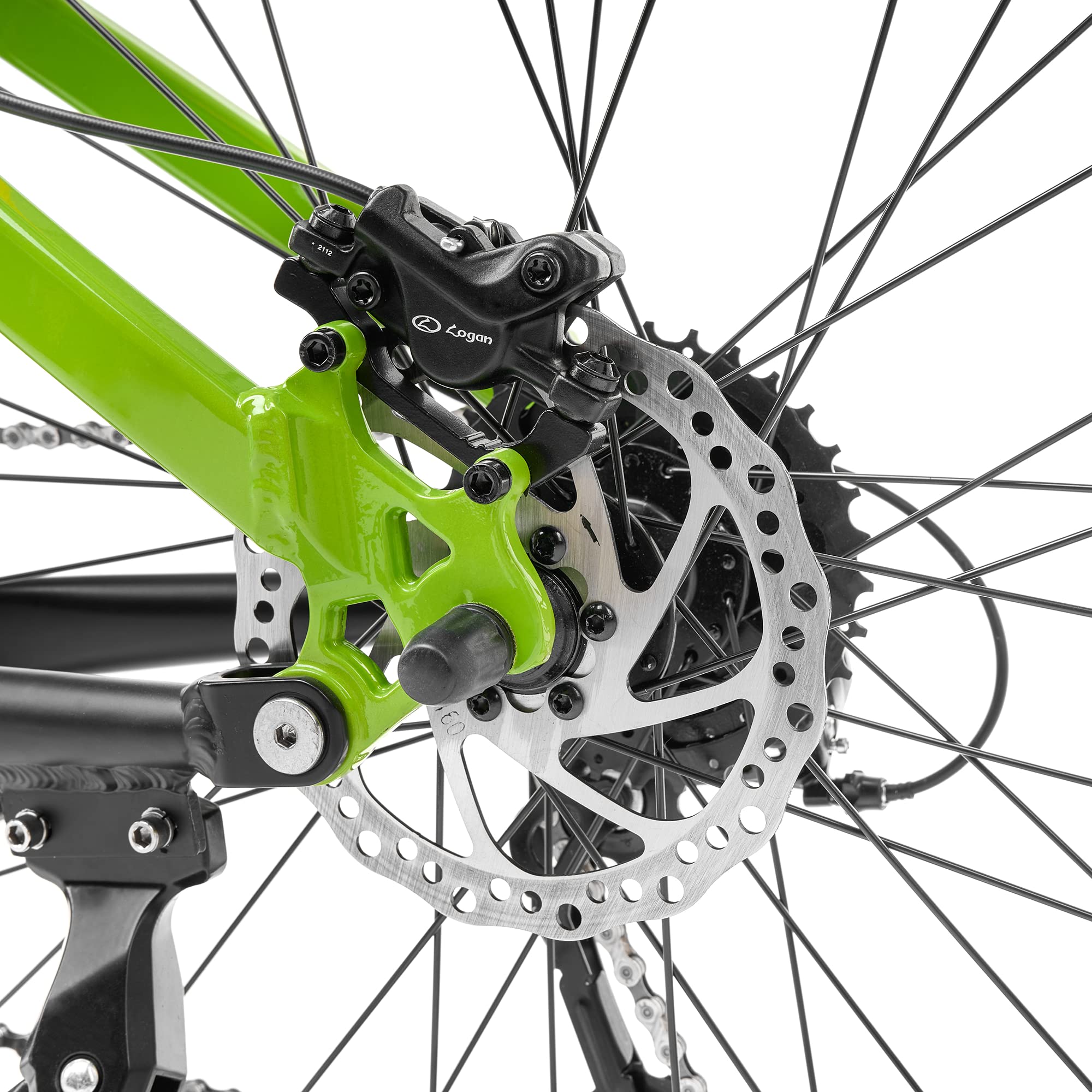 Argento, Performance Pro, Vélo de Montagne électrique, Moteur 250W, Batterie 468WH, 27.5 Pouces, Noir et Vert