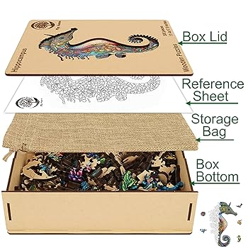 Wooden Puzzles For Adult,Colorful Tree Wooden Jigsaw,Magic Forest Puzzle With Beautiful Box, Unique Gifts For Puzzle Lovers (1000pcs