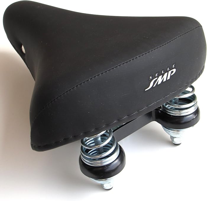 SELLA RALEIGH GEL Bicicletta Comfort Sedile Molle Ampia Estremità Nero