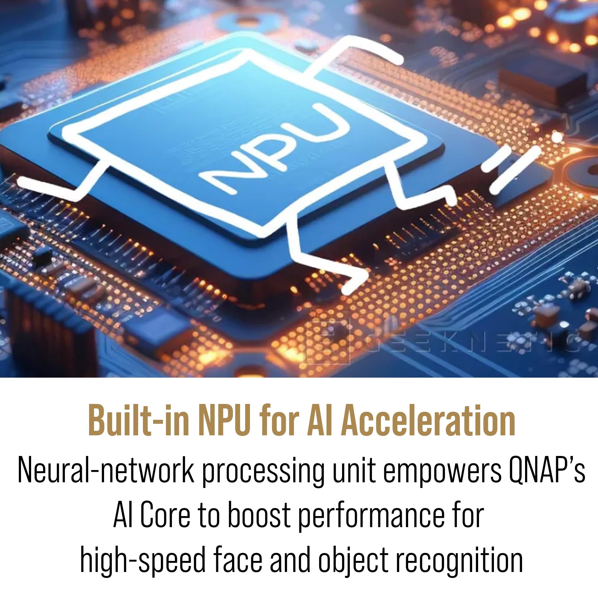 QNAP TS-216G-US - The Most Affordable 2-Bay 2.5GbE Desktop NAS, Equipped with ARM Cortex-A55 Quad-Core CPU, Built-in NPU and 4GB DDR4 RAM (Diskless)