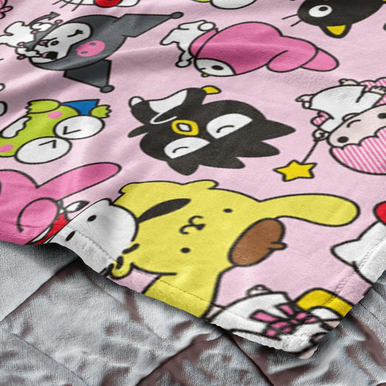 Northwest Hello Kitty Silk Touch Throw Blanket, 50" x 70", Rainbow Magic - Image 5