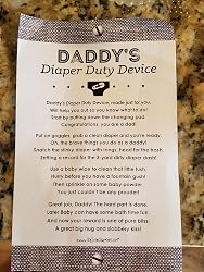 Amazon.com: Big Dot of Happiness Daddy's Diaper Duty Device - Funny New ...
