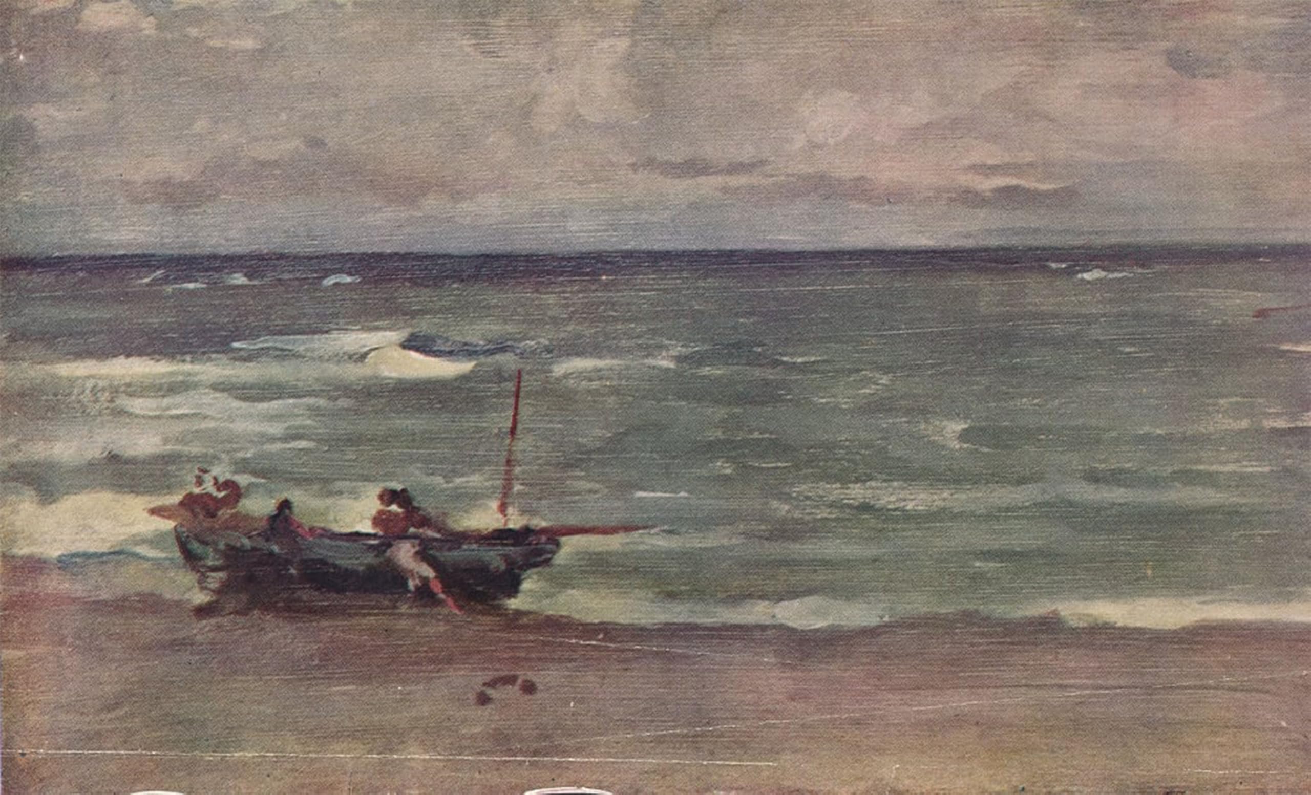 Artxlxxbn No Frame Famous Painting Canvas Artwork Graffiti Print Harmony Inand Silver Beaching The Boat By Jamess Abbott Mcneill Whistler Portrait Canvas Image For Home Decor 60X90cm