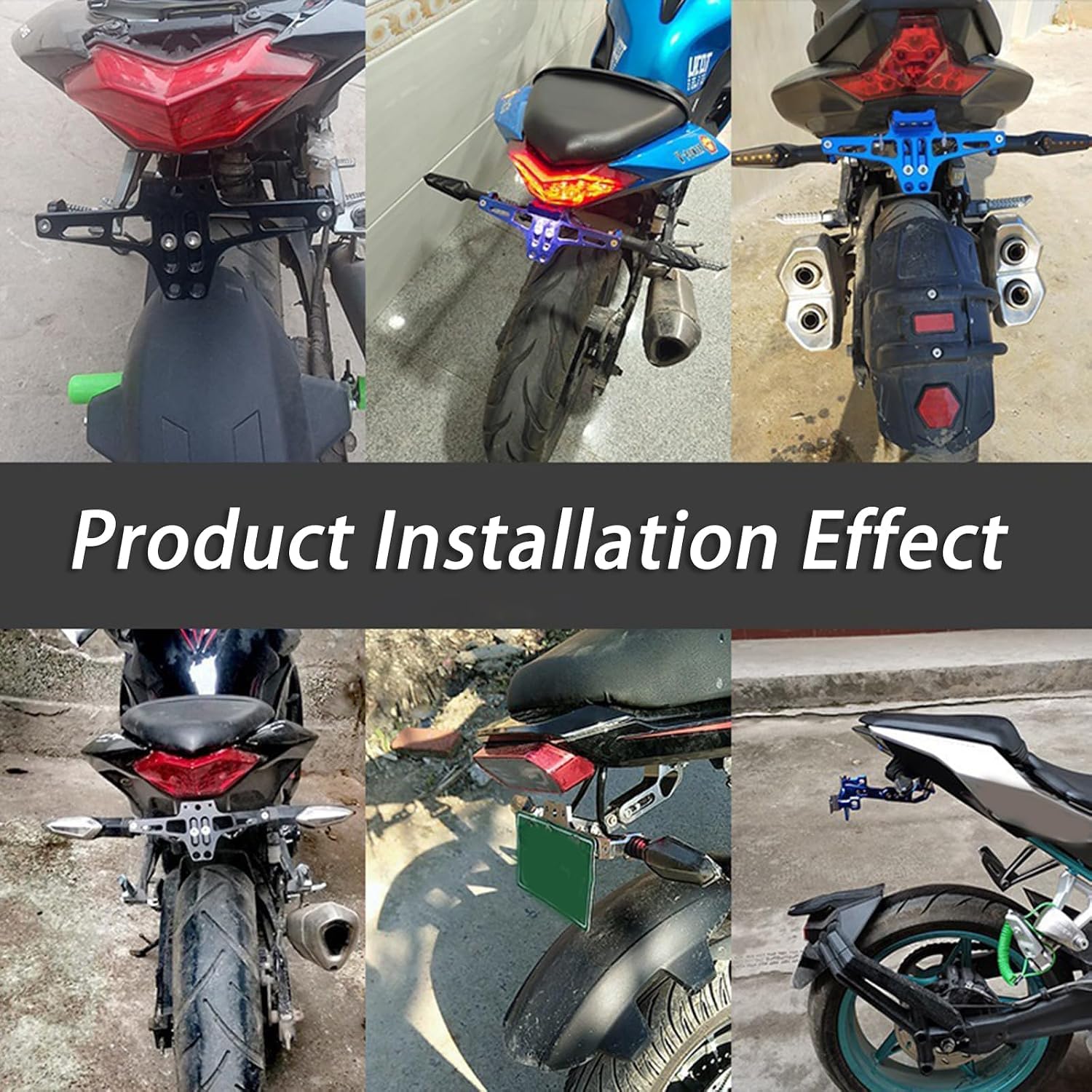 Porta Targa Moto per Ducati Monster S2R 1000 2006-2008