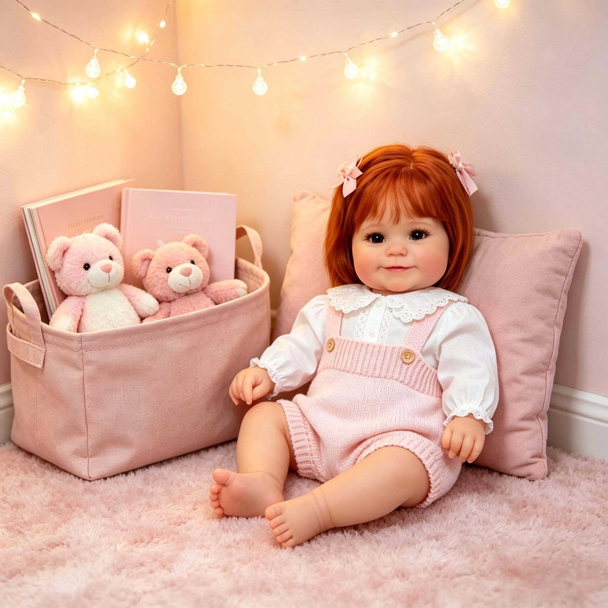 Smiling Reborn Baby Dolls silikonowe całe ciało dziewczyna Maddie 50 cm realistyczna lalka bobas miękka winylowa realistyczna lalka noworodka niemowlę lalki prawdziwe życie lalki niemowlęce z