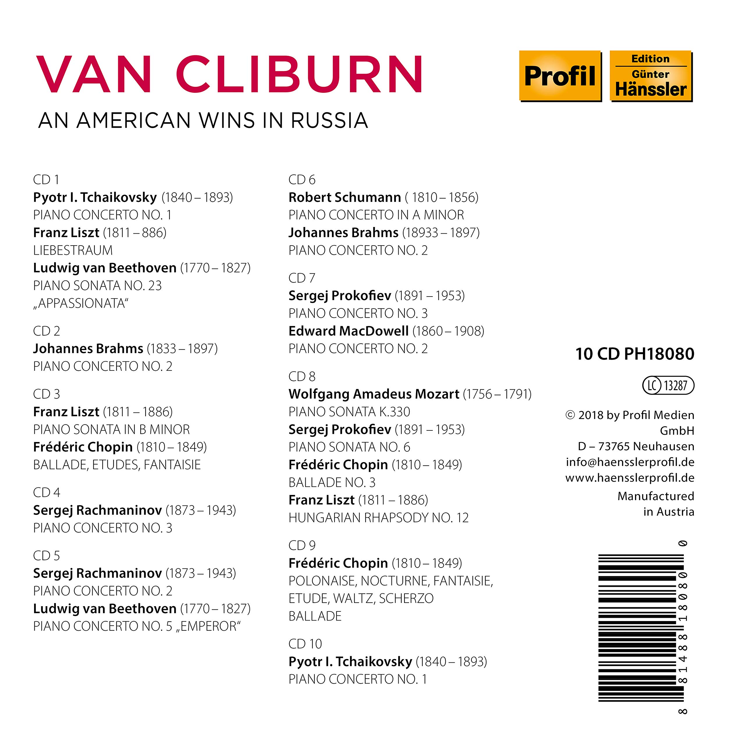 Van Cliburn: un Américain Gagne en Russie