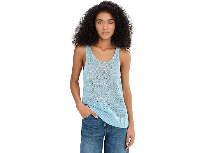 Linen Vera Scoop Tank - Image 2