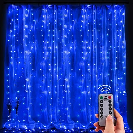 Amazon Co Jp Knonew Ledイルミネーションライト 2m 2m カーテンライト 0led電球 8つモード フェアリーライト ストリップライト スピード変化 Usb式 リモコン操作 タイマー機能 防水 屋外 室内 電飾 クリスマス 新年 結婚式 誕生日 祝日 パーティー ジュエリーライト