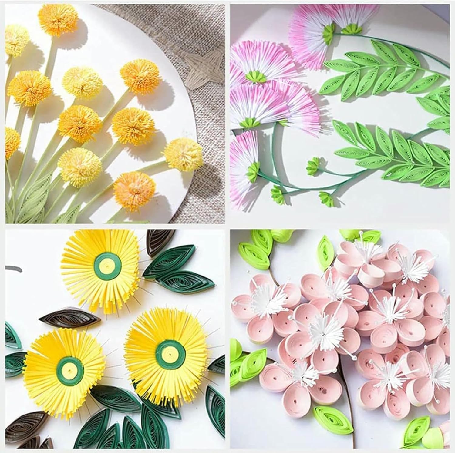 Paper Quilling Kit,Fringer Cutting Machine with 0.3~4mm Adjustable Fringe Width & Electric Quilling Paper Pen & DIY Roller Quilting Tools
