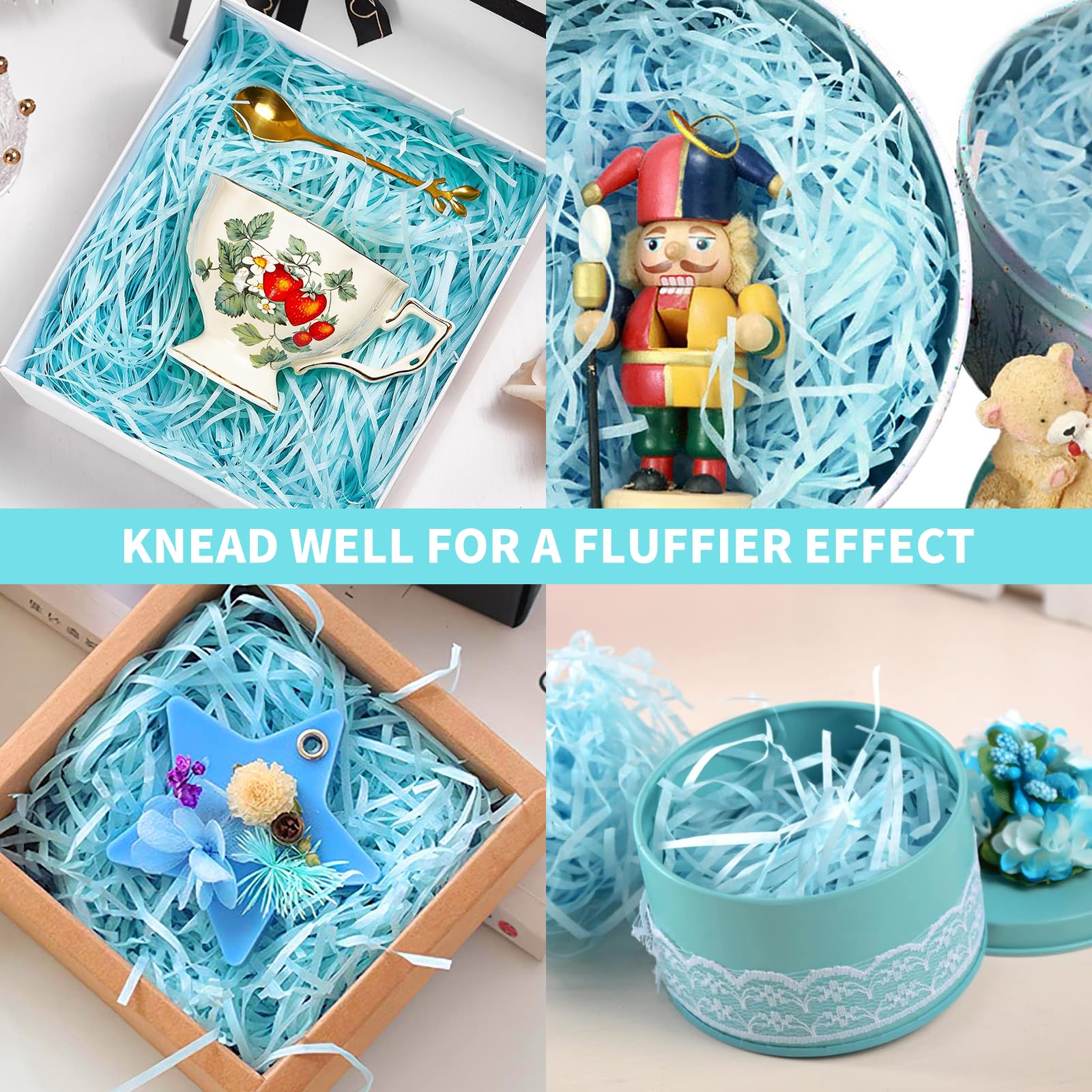 Carta Velina Decorativa Verde Per Pacchi Regalo - Confezione Da 500g Per Natale, Matrimoni E Occasioni Speciali - Foto 9