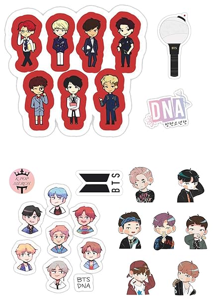 Kpop Merch Bts Sticker Ver 6 Amazon In Office Products Kpop Merch Bts Sticker Ver 6 Amazon In Office Products
