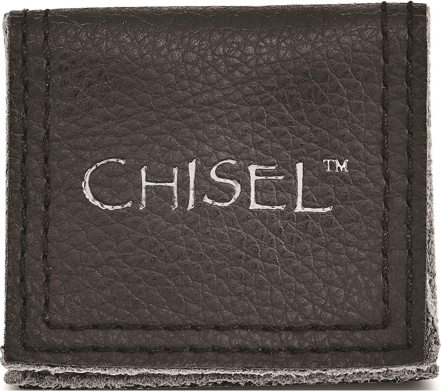 Chisel Titanium Grooved Yellow IP-Plated 6mm Brushed & Polished Band (Width=6)