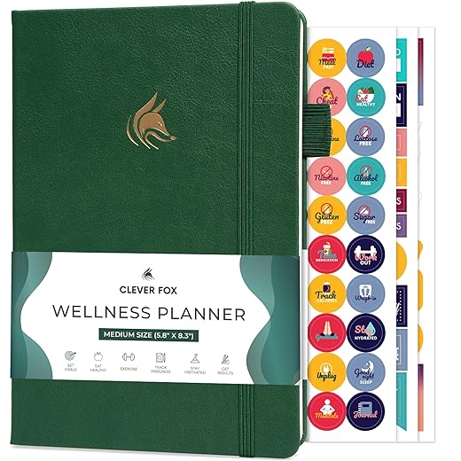 Clever Fox A5 Wellness Planner and Tracker