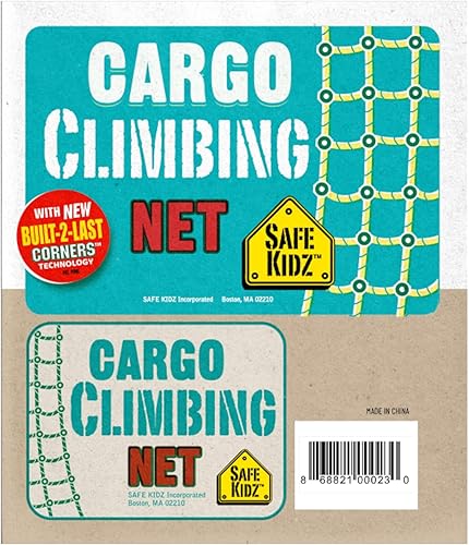 Miniatura 6 de Red de escalada de carga, escalera de cuerda 100% poliéster, 96 pulgadas de largo x 30 pulgadas de ancho + broca e instrucciones (idioma español no