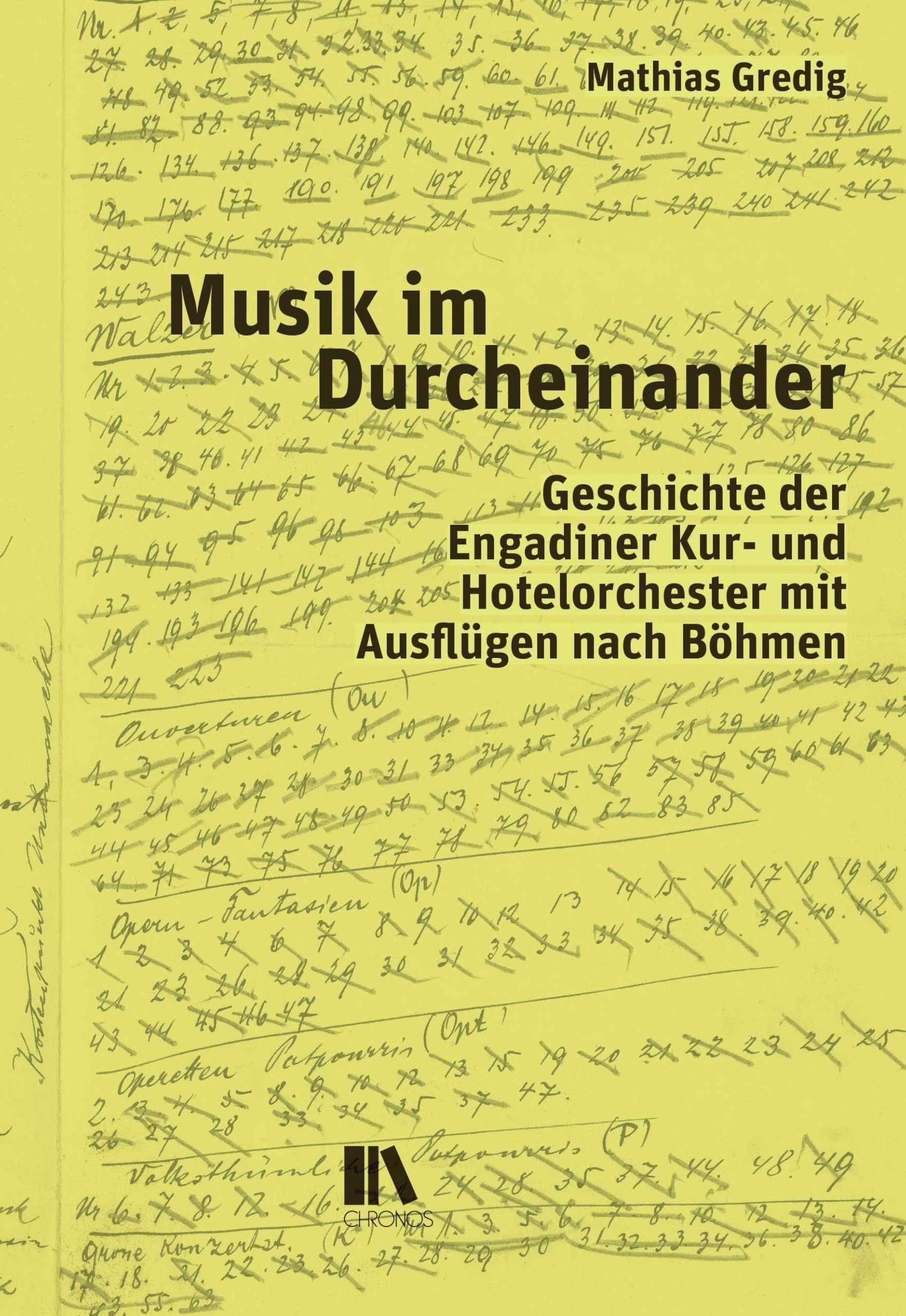Orchestres de cure d'Engadine histoire musique hôtel Bohême livre musicologie