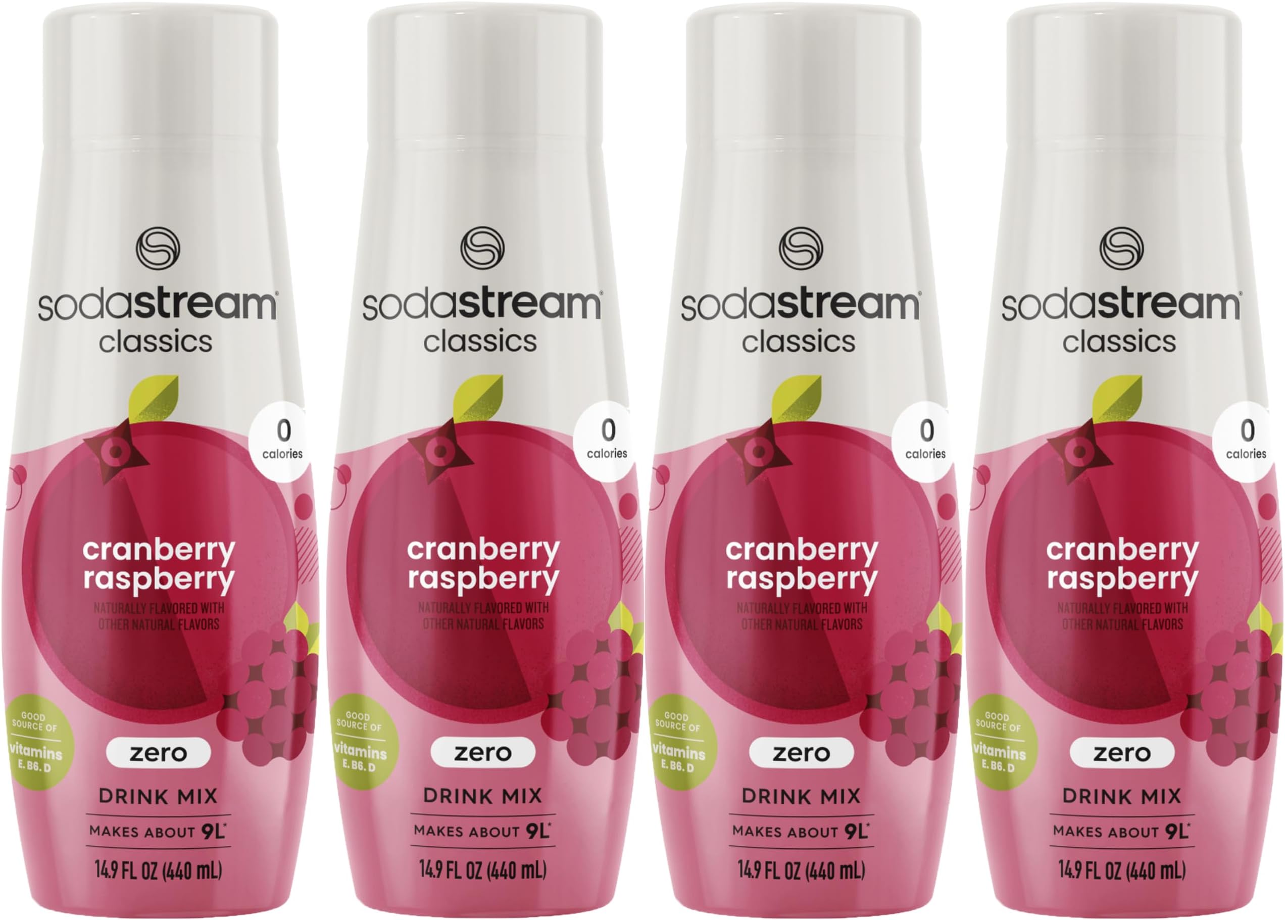 Cranberry Raspberry Zero Calorie, 440ml 4-Pack