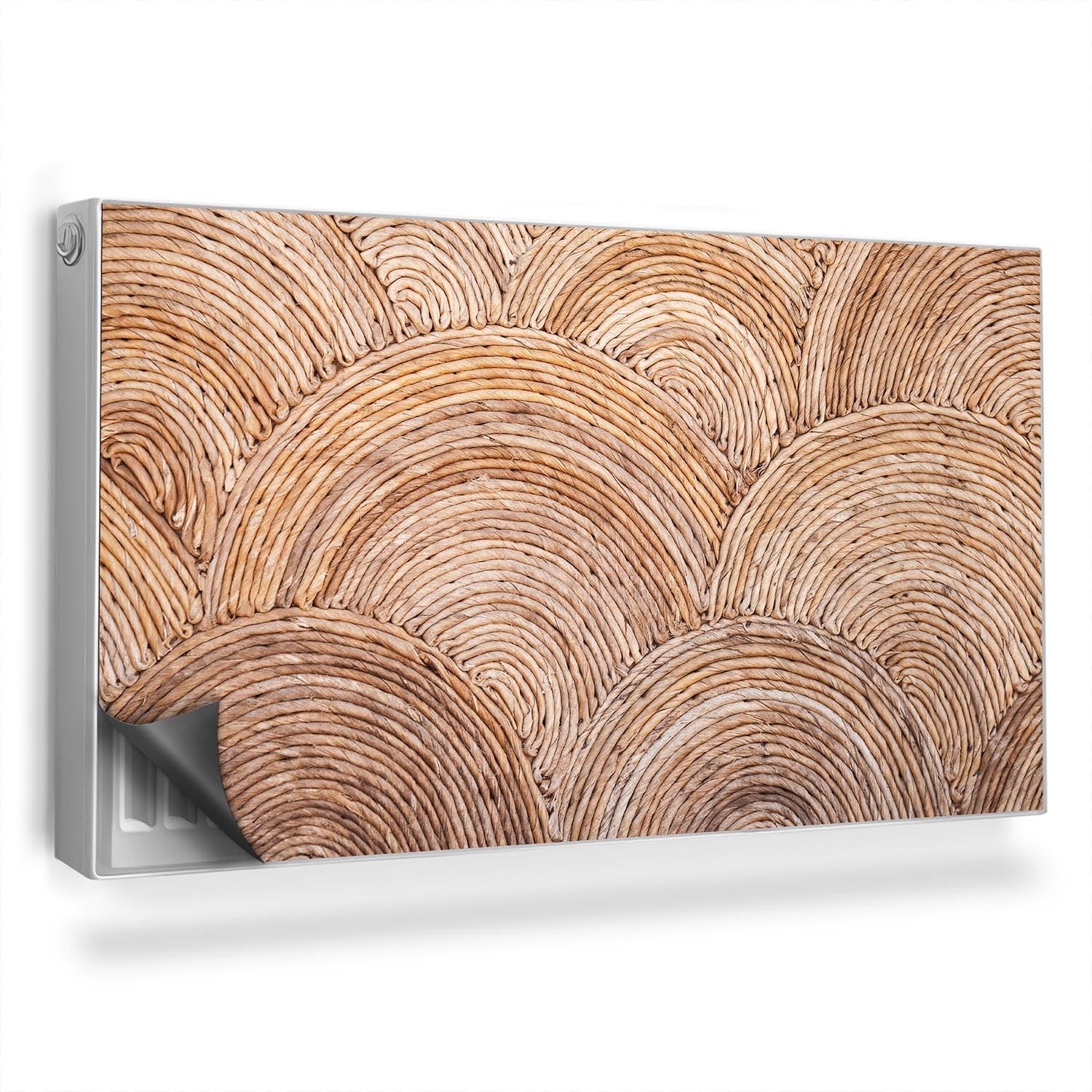Cache-Radiateur Aimanté Motif Osier Cache Radiateur Anti-poussière 110x60