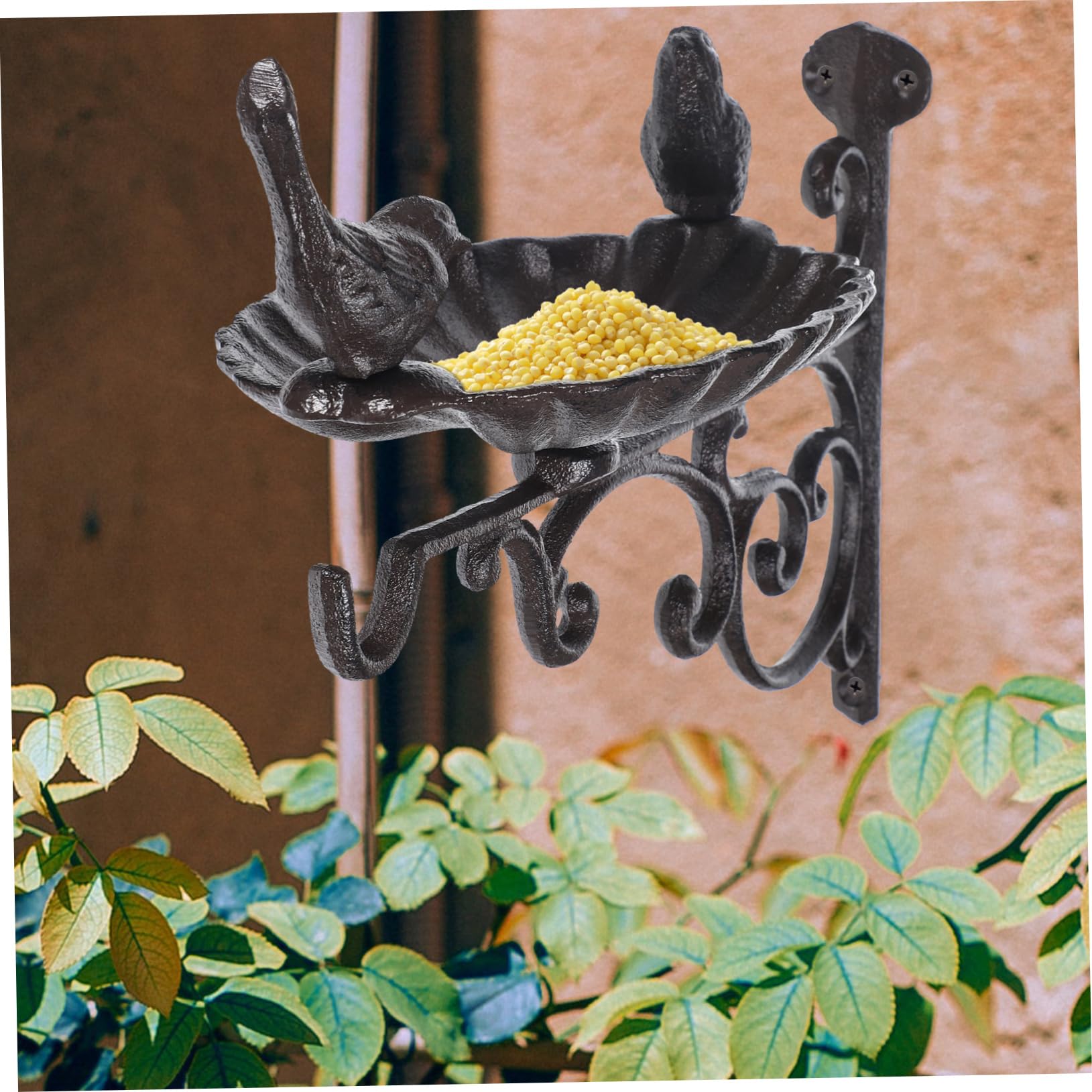 Toyvian Oiseaux Forgé Support Suspendu pour Jardin Accessoire Décoratif Pratique