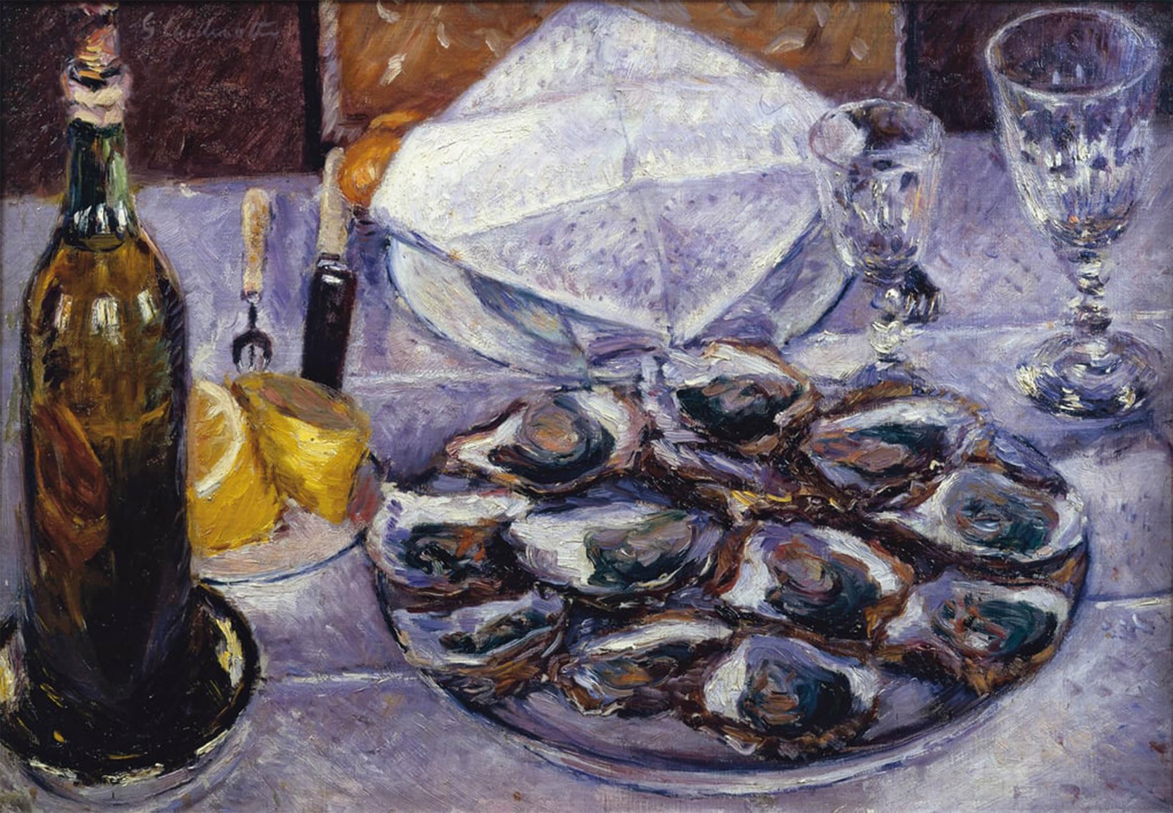 POSTERIIk Famous Print Pop Art Wall Art Graffiti Still Life by Gustave Caillebotte Art Prints for Home Decor 60x90cm