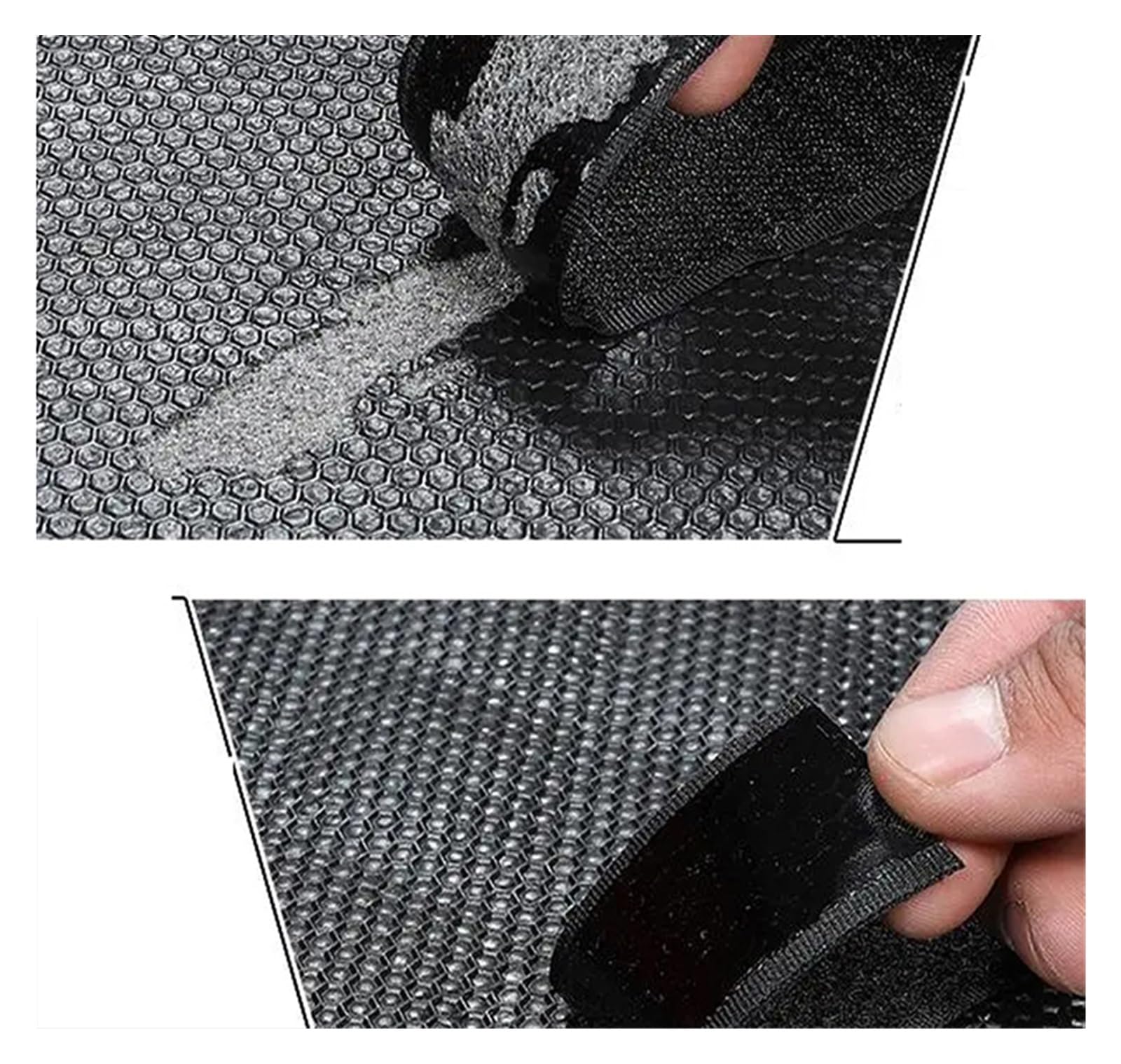 Auto Kofferraum Schutzmatte Kofferraummatte Für Volvo XC90 Sieben Sitze 2016 2017 2018 2019 2020 2021 2022 Cargo-Liner Teppich Innenteile Zubehör Abdeckung(Schwarz,3 PCS)