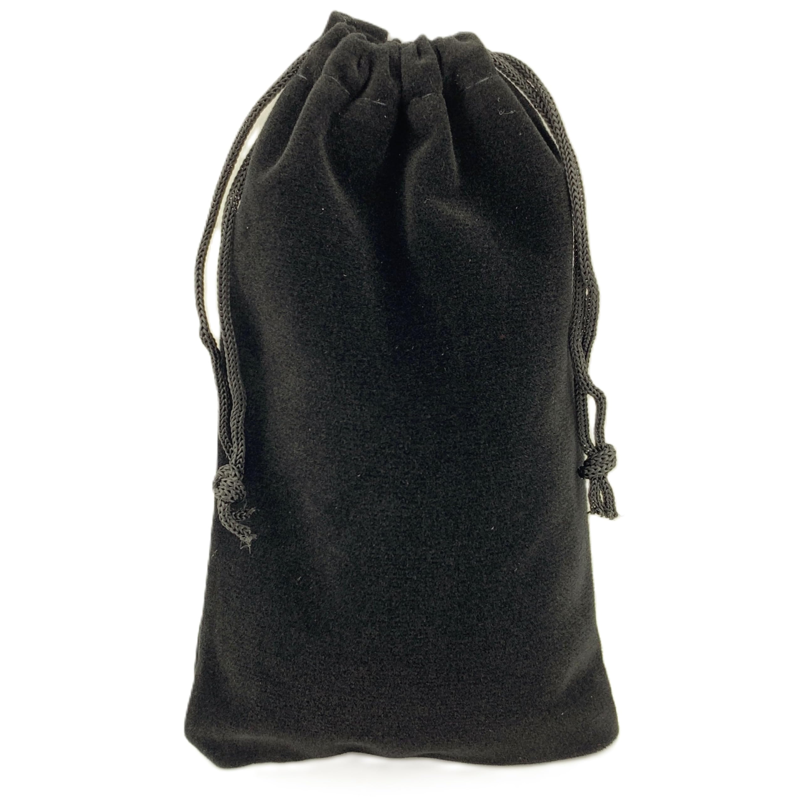 AEAOA Gift Bags, Pack of 10 pieces 12" X 8" Velvet Drawstring Jewelry Pouches, for Candy, Toys, Jewelry, Treats, Birthday Party Favors (Black)