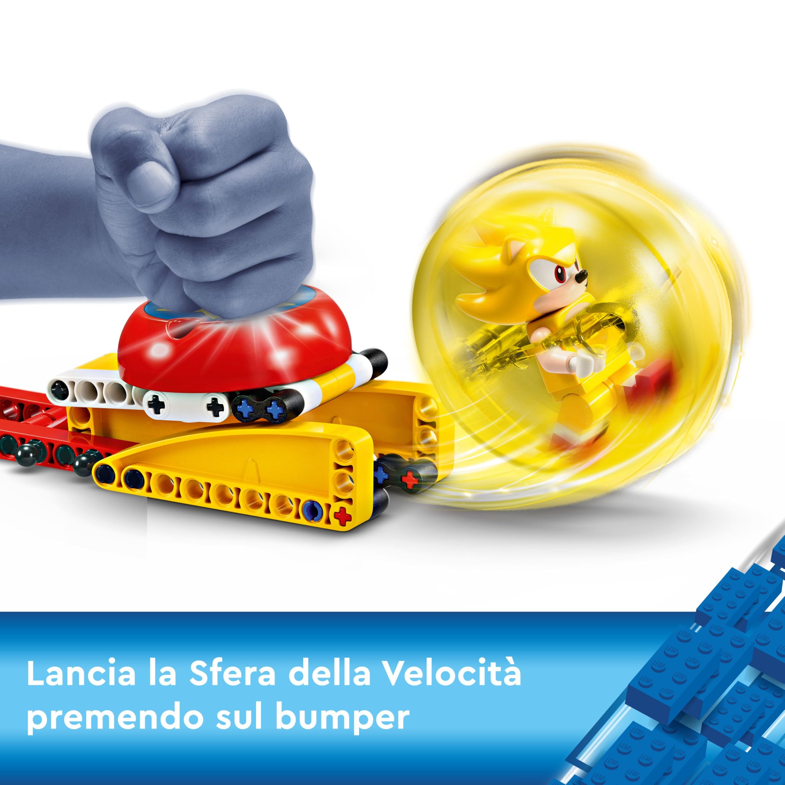 LEGO Sonic the Hedgehog Super Sonic vs. Egg Drillster, Giocattolo da Collezione dal Videogioco con 7 Personaggi e Veicolo da Costruire, Giochi per Bambini e Bambine da 8 Anni, Regalo da Gamer 76999