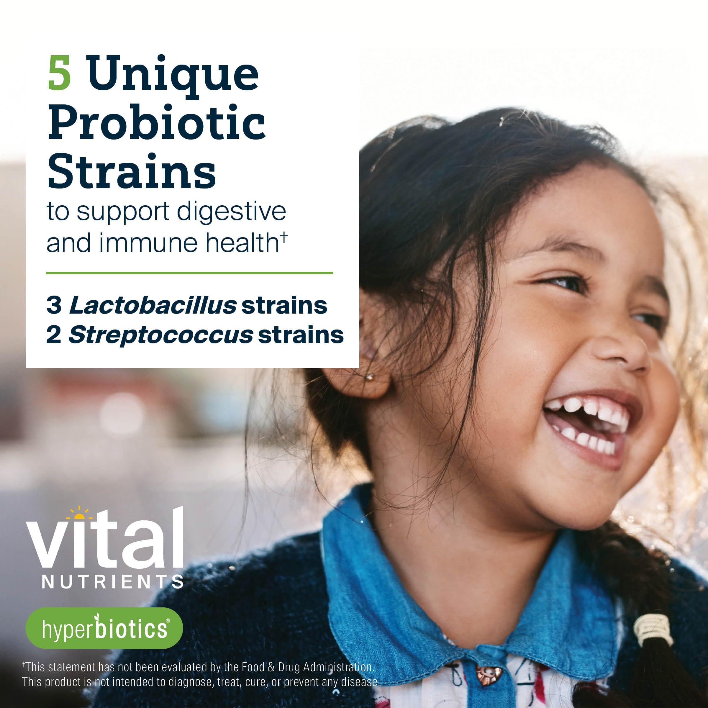 Vital Nutrients Pro-Kids ENT Probiotic, Strawberry Vanilla, 45 Chewables — Amazon image 6