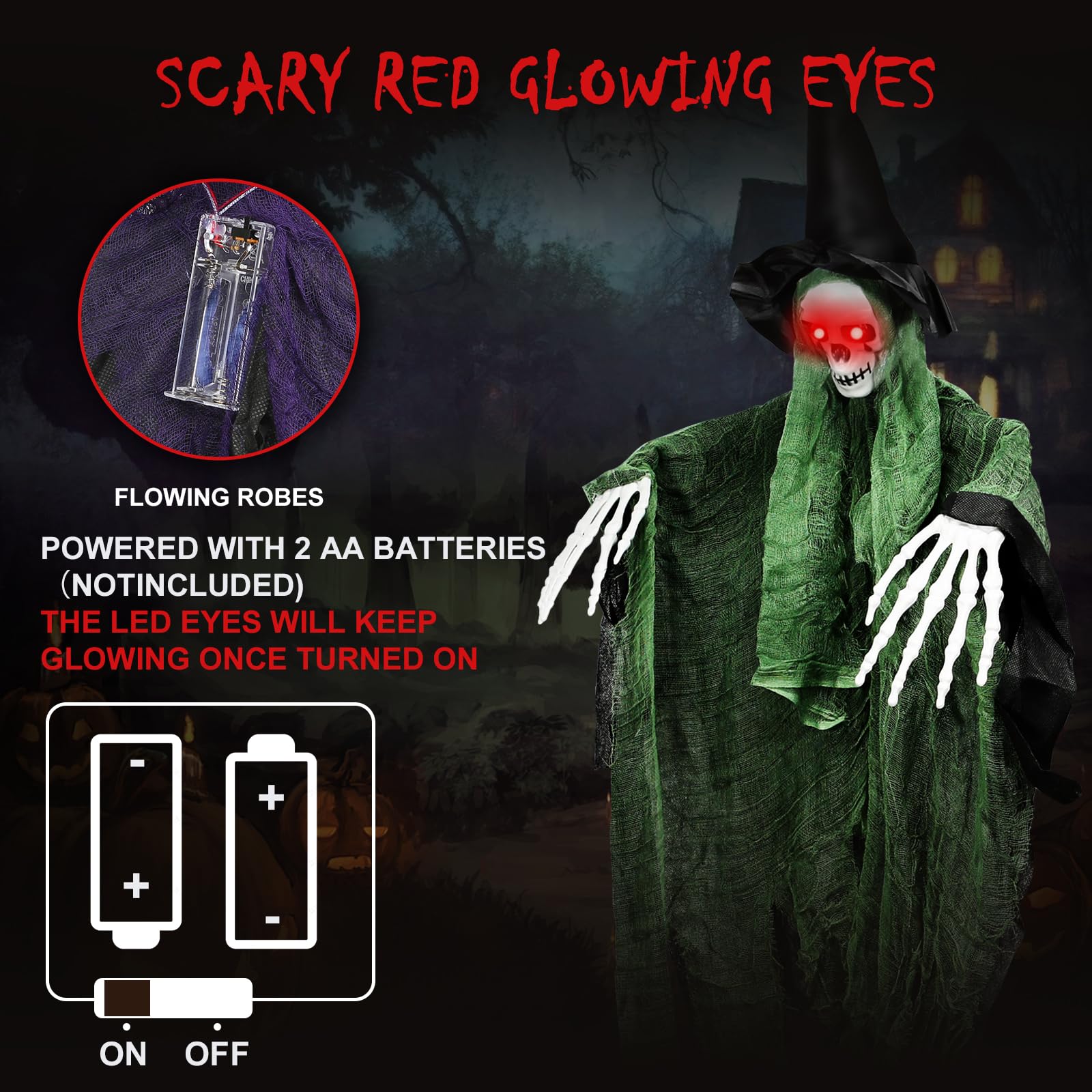 Halloween Hänge-Deko Set – 12 Stück Kleine Geister & Skelette Zum Selbstbasteln