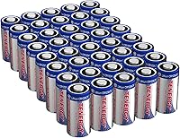 Tenergy 40-Pack CR123A 3V 1500mAh Lithium Batteries - PTC Protected High Drain for Arlo Cameras, Tactical Lights