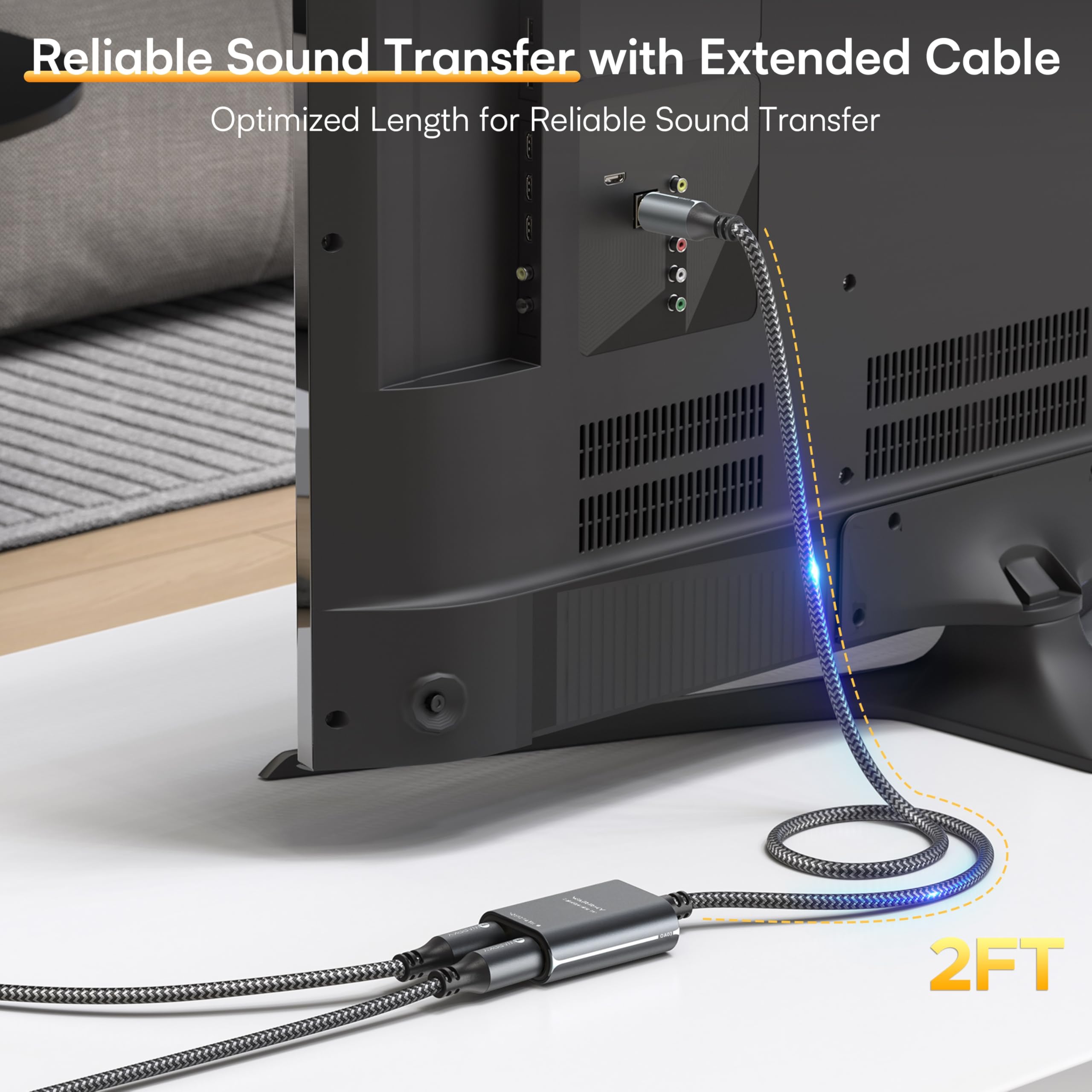 WARRKY - OA03-Optical Audio Splitter