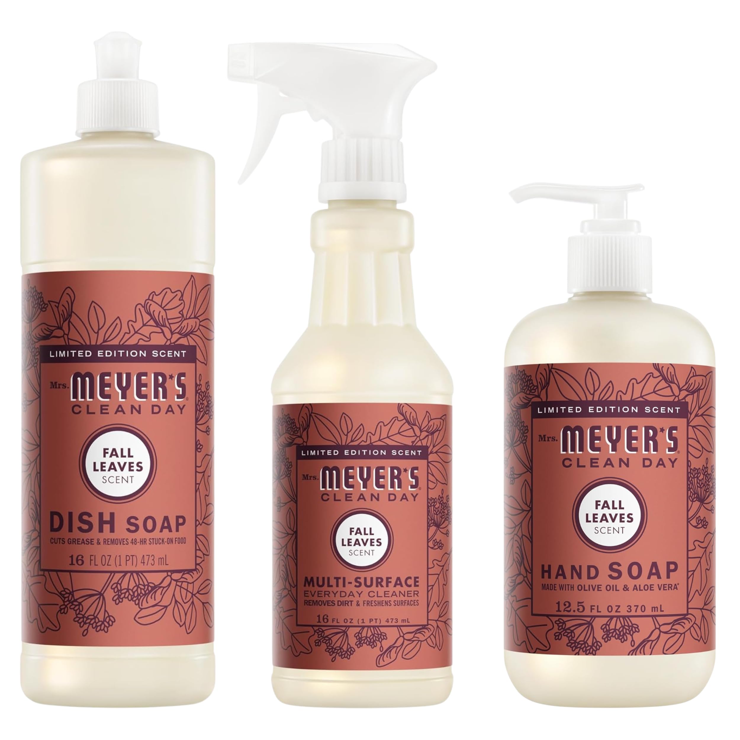 Amazon.com: Mrs. MEYER'S Fall Leaves Kitchen Set Variation