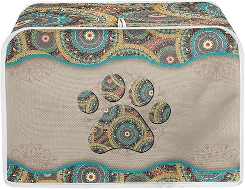 Miniatura 23 de Dolyues Cubierta para tostadora con estampado de pollo, 4 rebanadas, cubiertas para electrodomésticos pequeños de cocina, protección contra el polvo