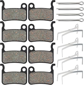 Road Passion Bike Brake Pad for Disc Brake M505 M535 M545 M585 M595 M596 M601 M665 M765 M775 M776 M800 M965 M966 M975 BR-T665 Alfine A500 BRS505 BRS501 BRS500 Hone M601 Bicycle