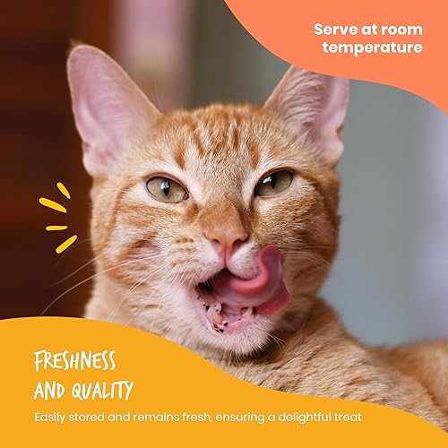 Miniatura 8 de Beefeaters Golosinas para gatos  Receta de salmón puré lamible de 1.59 onzas, caja de 12  Comida real para gatos Salmón Treat  Sin maízsojatrigo,