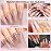 Makartt 3D Gel Nail Art: Solid Builder Nail Gel, Non-stick to Hands Extension, UV Glue for Acrylic Tips Rhinestones Adhesives 4 in 1 Hard Gels Molding for Nails UV/LED Lamp Required 15ML Misty Lilac