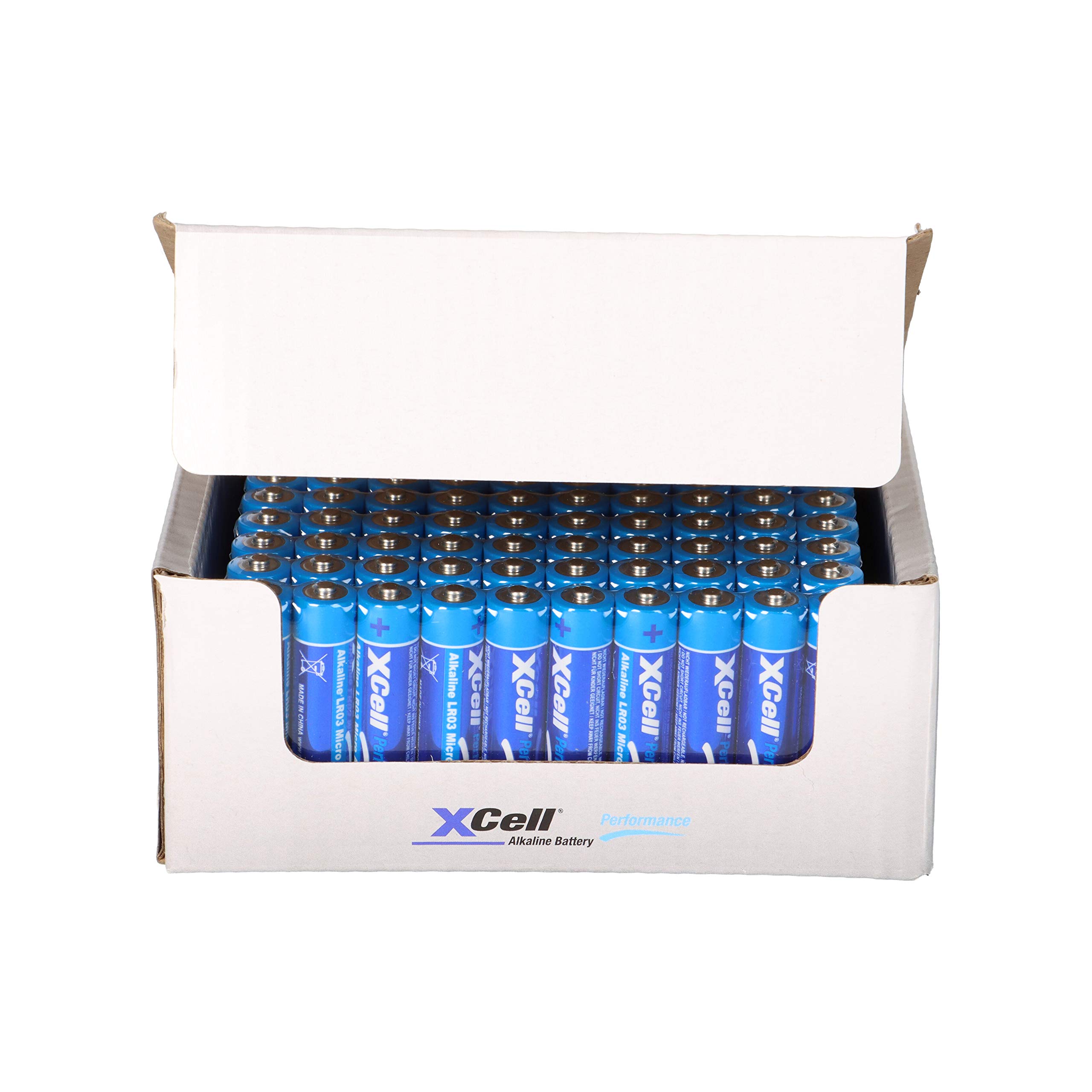 XCell Lot de 200 piles alcalines AAA Micro Super Performance 1,5 V
