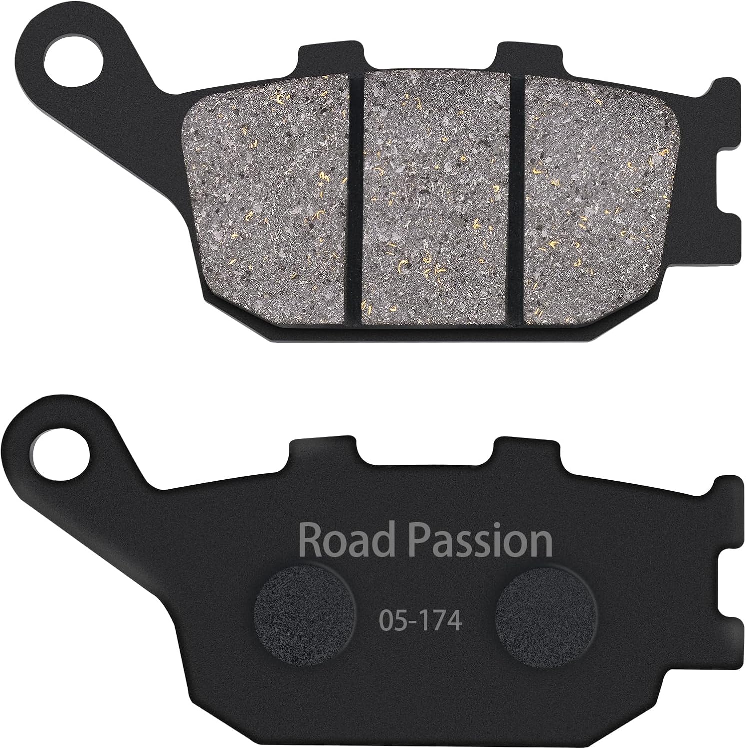 Road Passion Brake Pads Front and Rear for Kawasaki Z750 ZR750L 2007-2011 / Z750 ABS ZR750M 2007-2011
