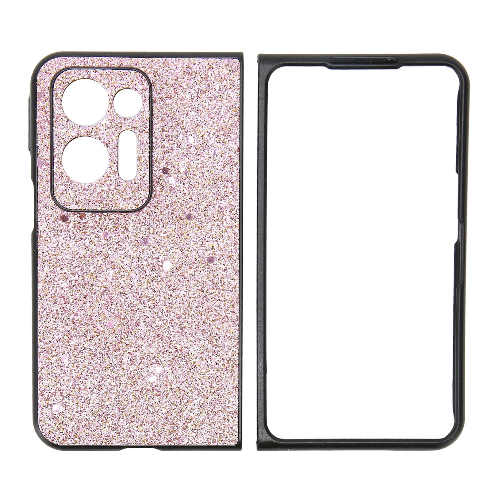 Cocoarm Crystal Custodia per Telefono per Find N2, 32g (Glitter rosa)