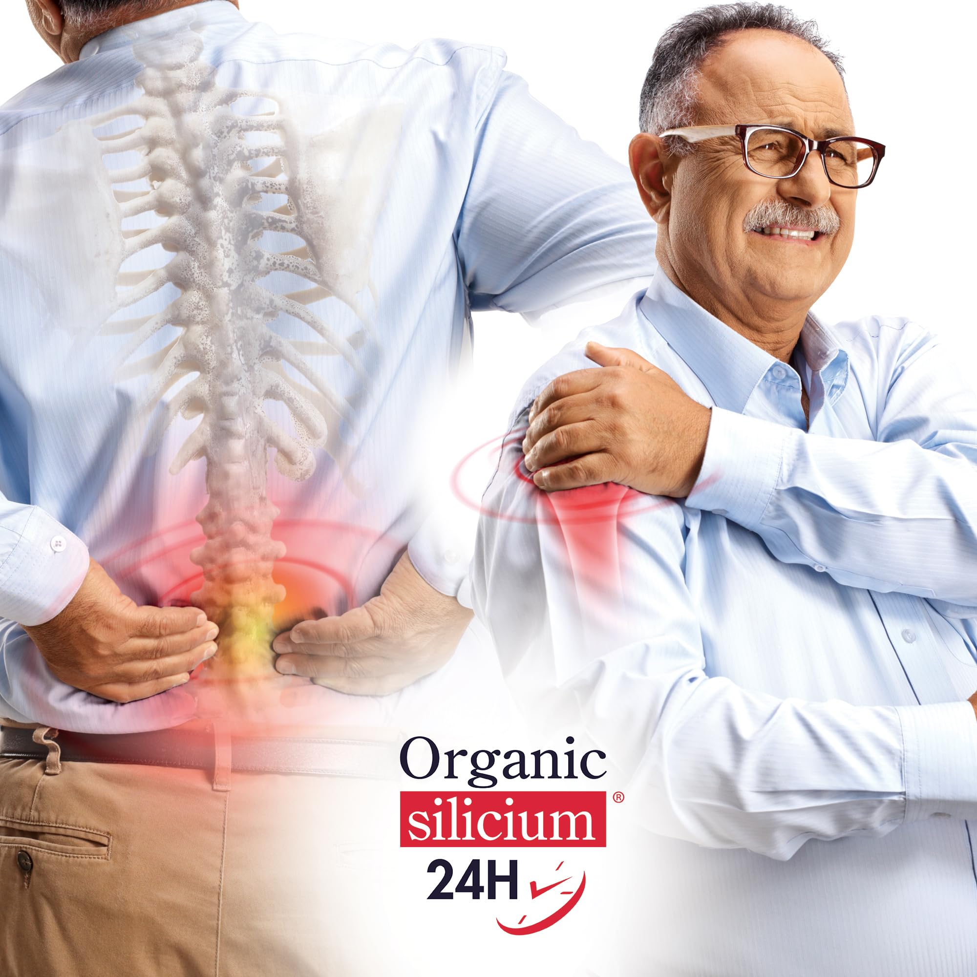 ORGANIC SILICIUM 24H | Drink 250ml, Integratore Orale con Ortica ed Equiseto per il Benessere Articolare e Muscolare