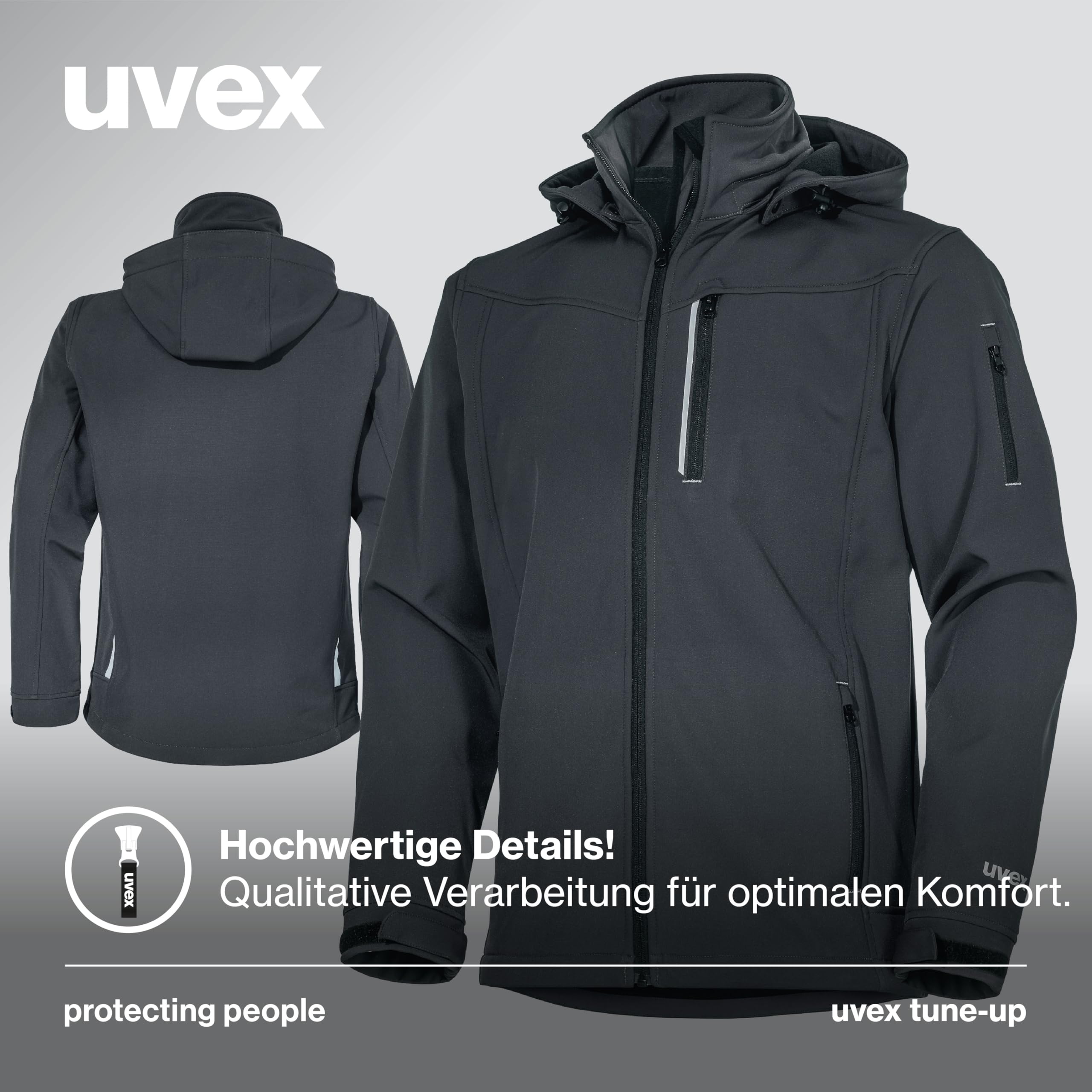 Uvex tune-up Softshell-Arbeitsjacke - für Herren - Outdoorjacke